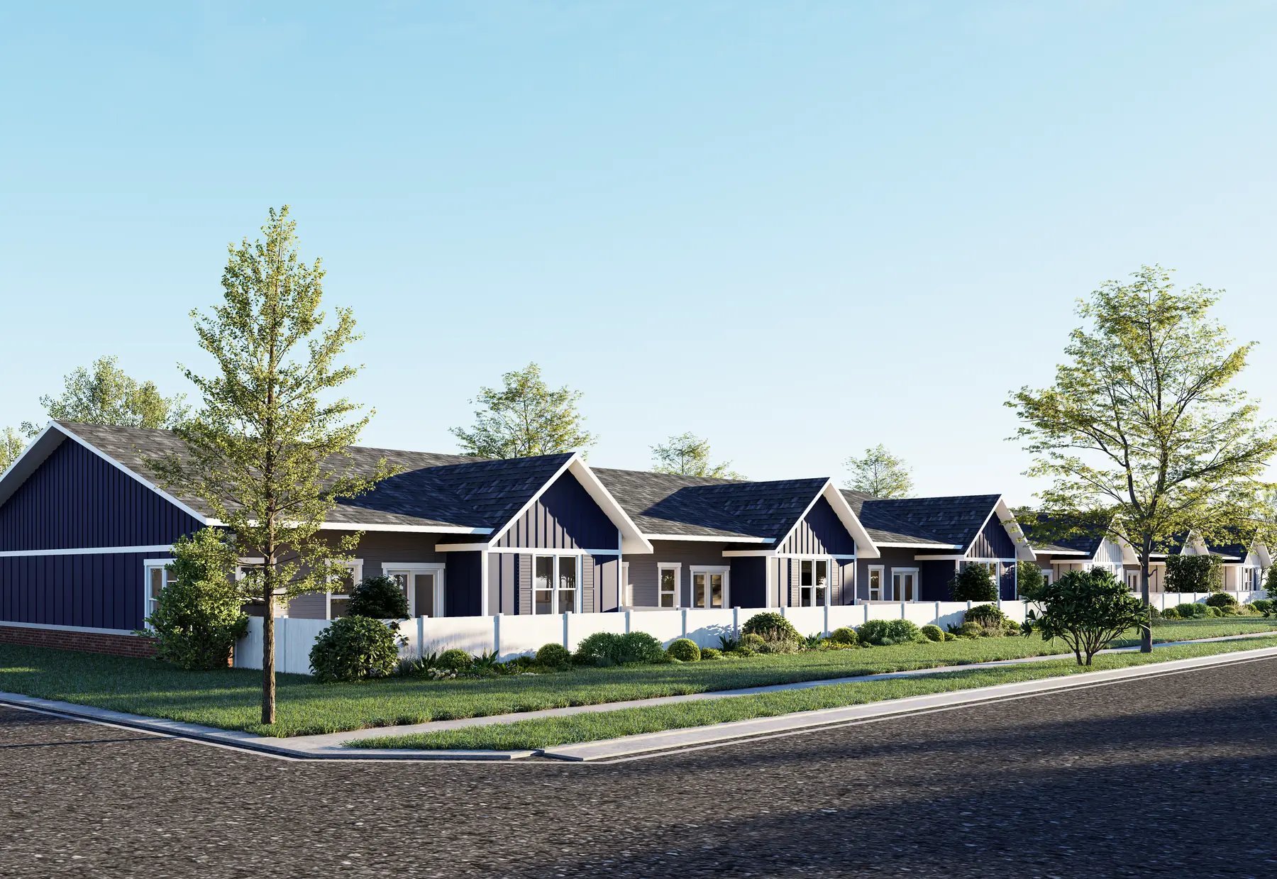 The Carillon at Grafton homes for lease rendering in Grafton, WI